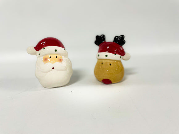 Santa & Reindeer Salt & Pepper Shakers