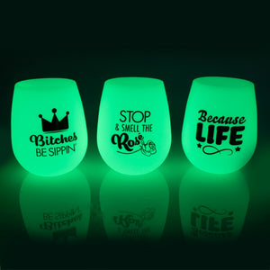 Glow In The Dark Wine Cup